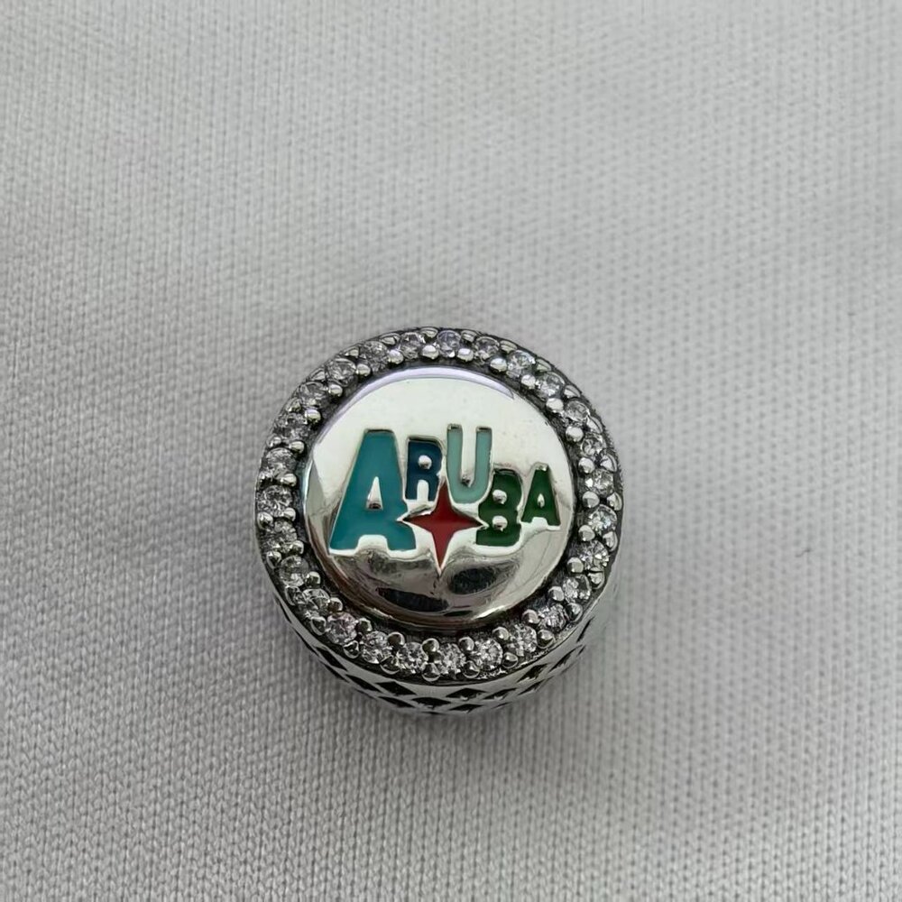 Pandora Aruba Turtle Bead Charm Pendant, S925 Silver Jewelry